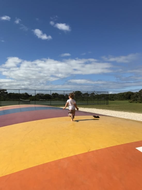 Un trampoline comme ils adorent!