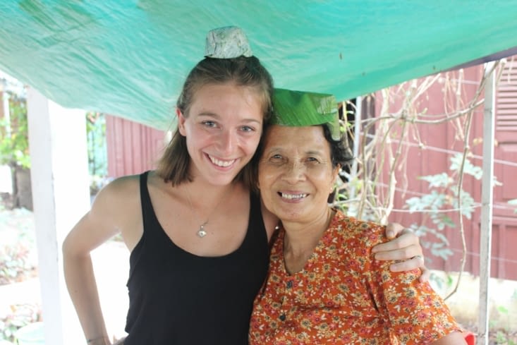 Maé Chanlom, grand mère cambodgienne