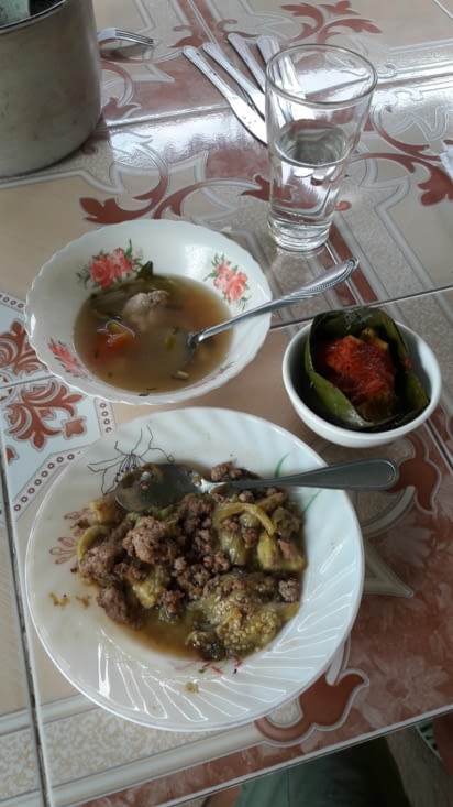 Petit repas avant le départ