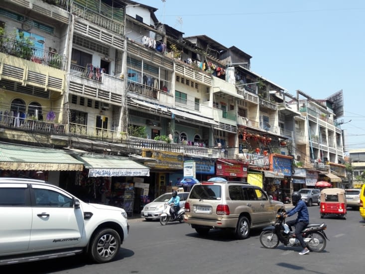 Les rues de Phnom Penh