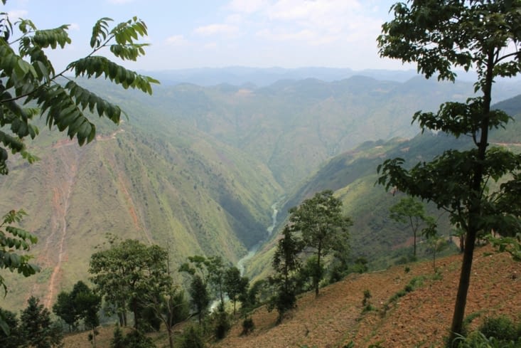 Frontière fluviale avec la Chine