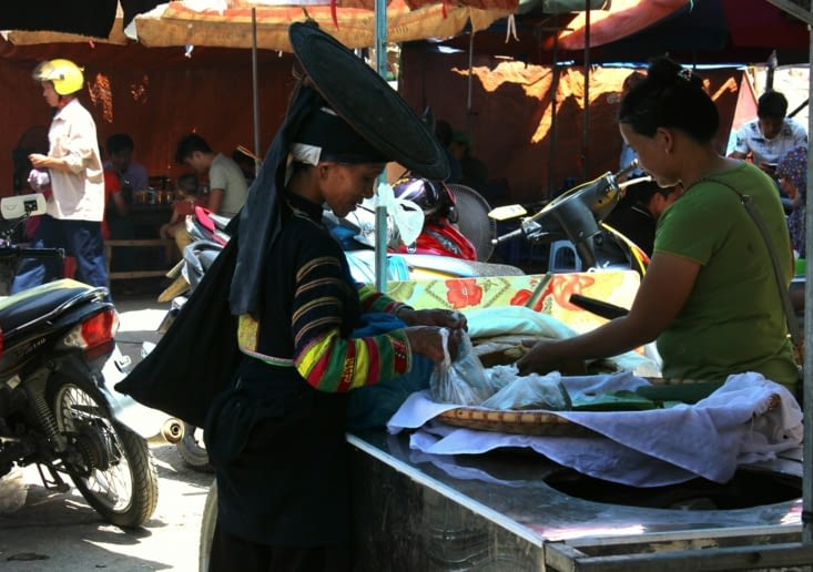 Marché de Bao Lac - Lolo noir