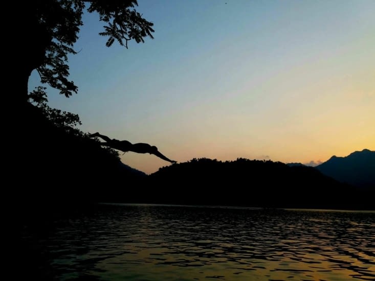 Petit plouf de fin de journée