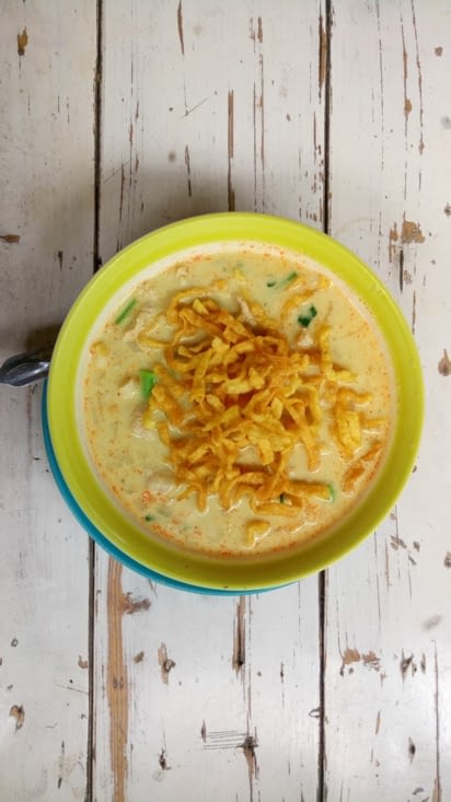 Le célèbre Khao Soy : version 1 pour touriste (peu épicé)