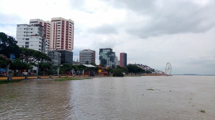 Guayaquil en bord de fleuve