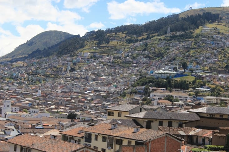 Quito depuis le clocher de la basilique