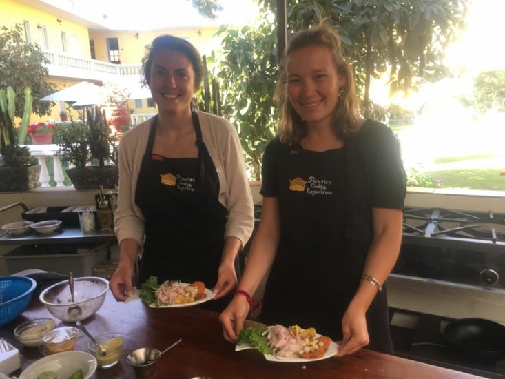 Fières avec nos ceviche