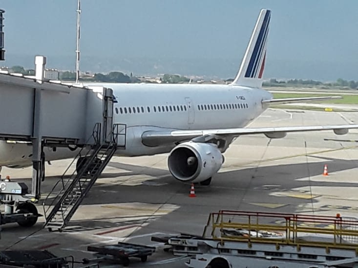 Airbus air france au départ de marseille