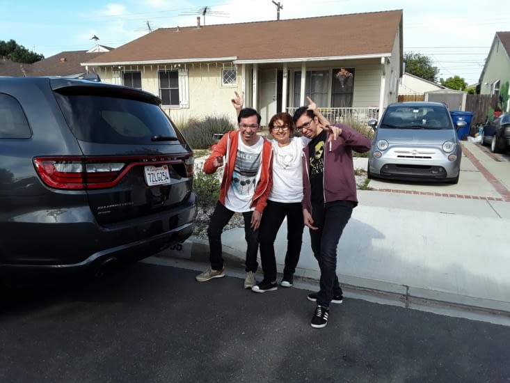 Voici donc la voiture pour le séjour aux usa ,