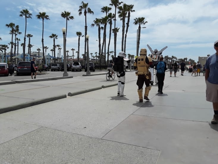 La piste est ouverte à  tous même à une patrouille de star wars