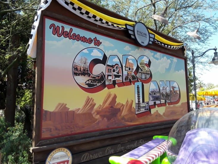 Bienvenue à cars land