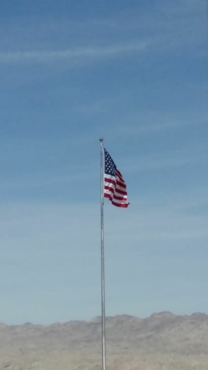 Le drapeau des états unis omni présent.