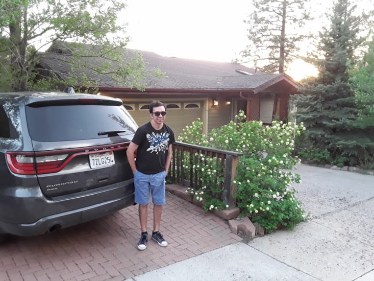 Nous voila a flagstaff la temperatue est plus basse seulement 22 degres