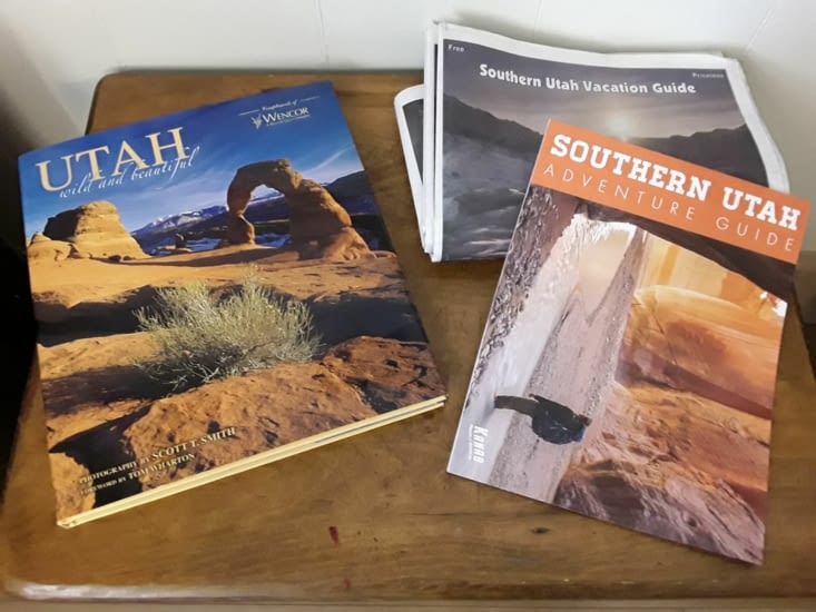 De la documentation sur l état de l utah dans le salon .... merci eleonore