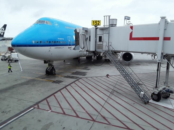 Notre avion au depart de los angeles jeudi matin