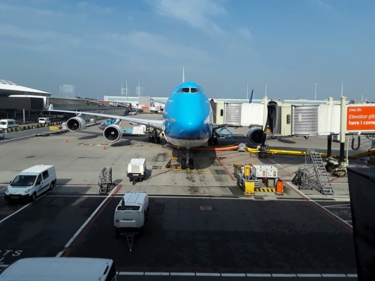 Bel avion ce jumbo  jet Boeing 747