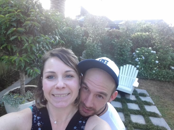 arrivée dans la maison