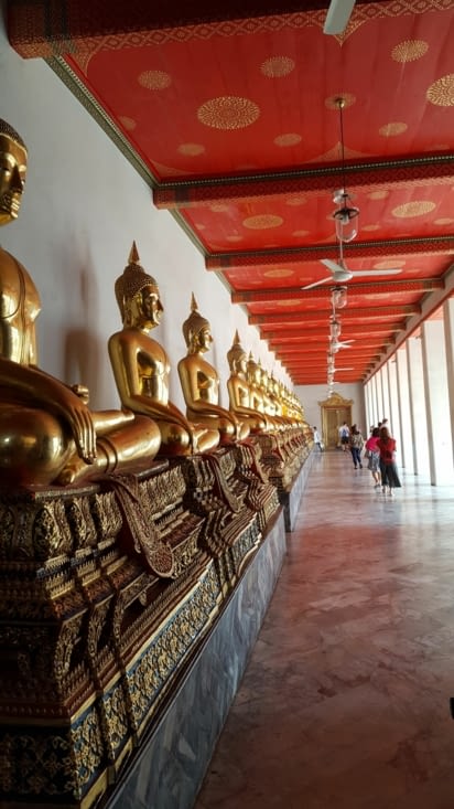 la galerie des 394 bouddhas