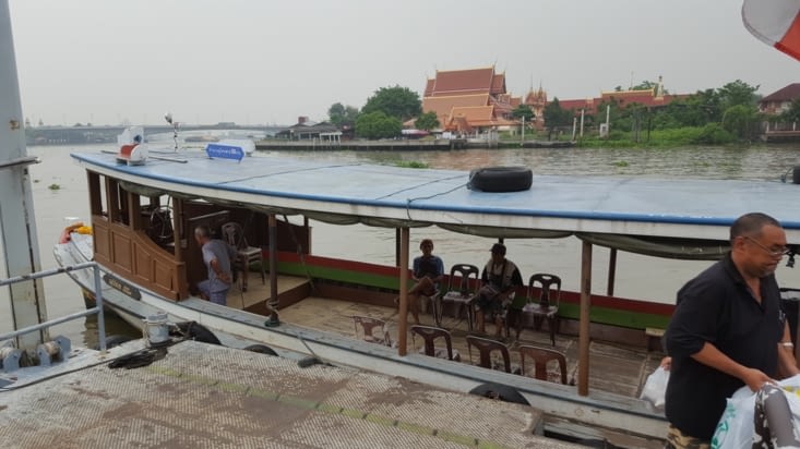 le bateau pour rejoindre ko kret