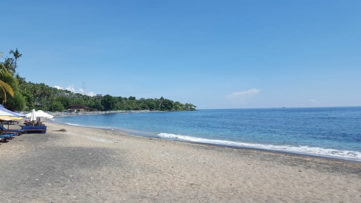 la plage de Limpa bay