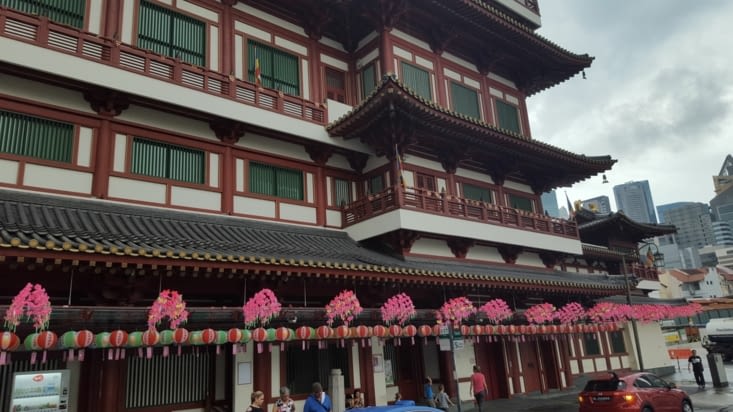 temple boudhiste ou se trouve la dent de Boudha