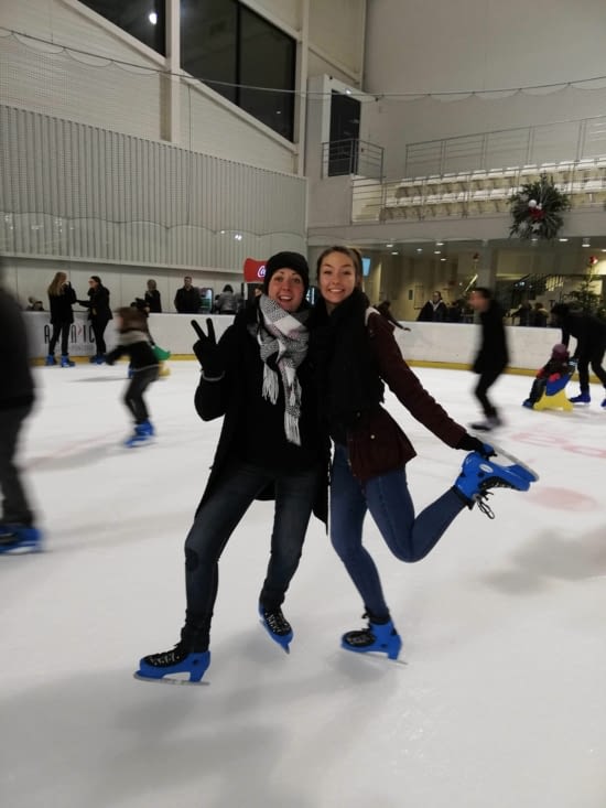 Ice skating !
