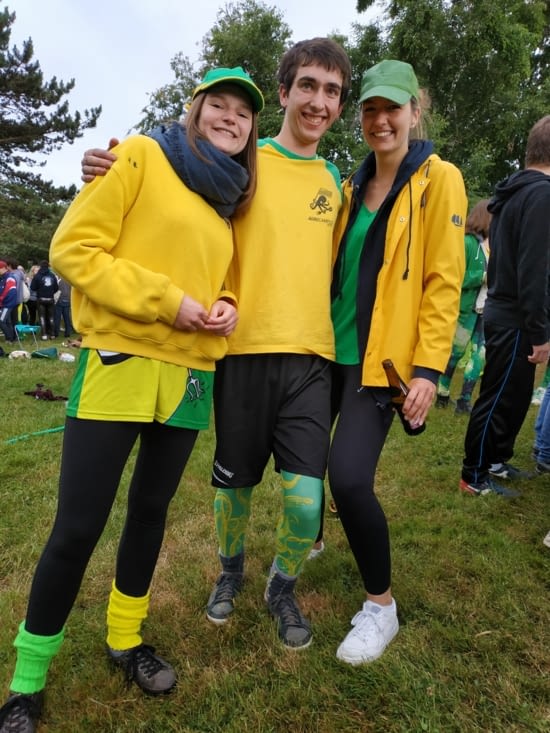 Your futur "french guys" and Marine at the méchoui :)