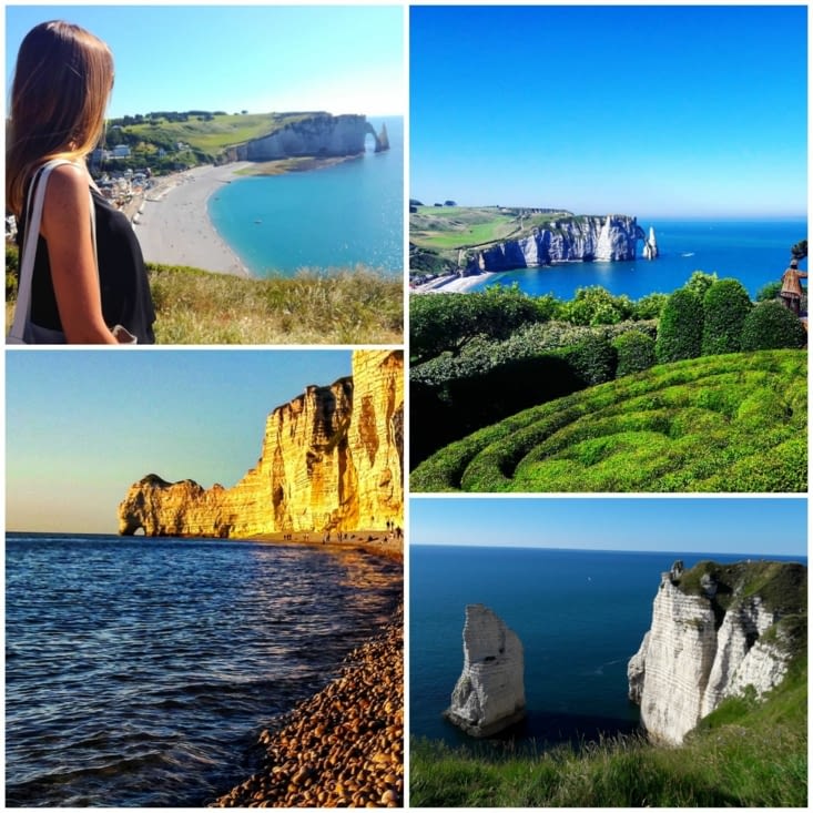 The cliffs at Etretat :D