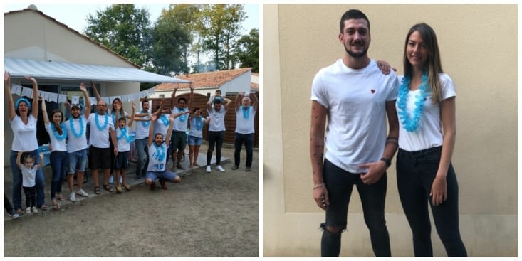 Surprise !!! All the family reunited and Marine and her twin brother