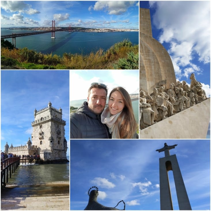 Marine and her big brother in Lisbon !