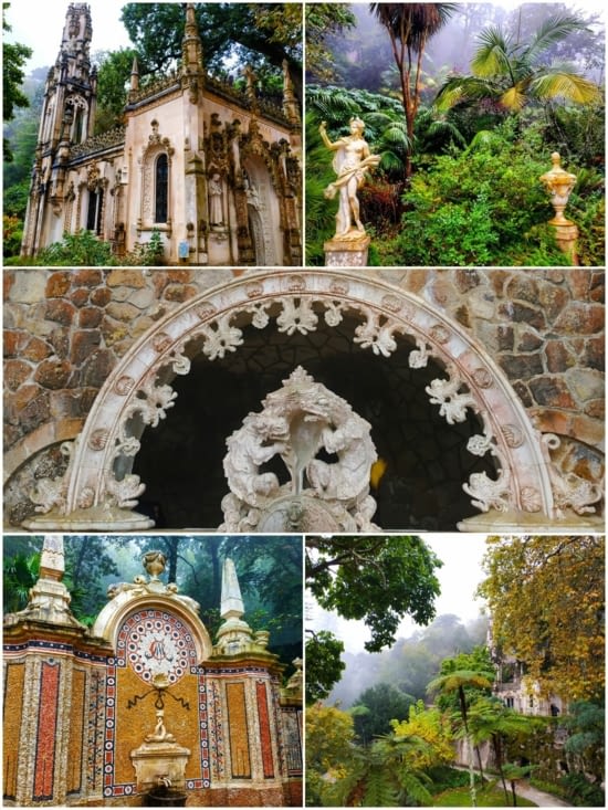 The city of Sintra with its palaces in the mountains :)