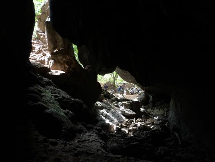 L'entrée de la grotte dans la Vallée de Viñales