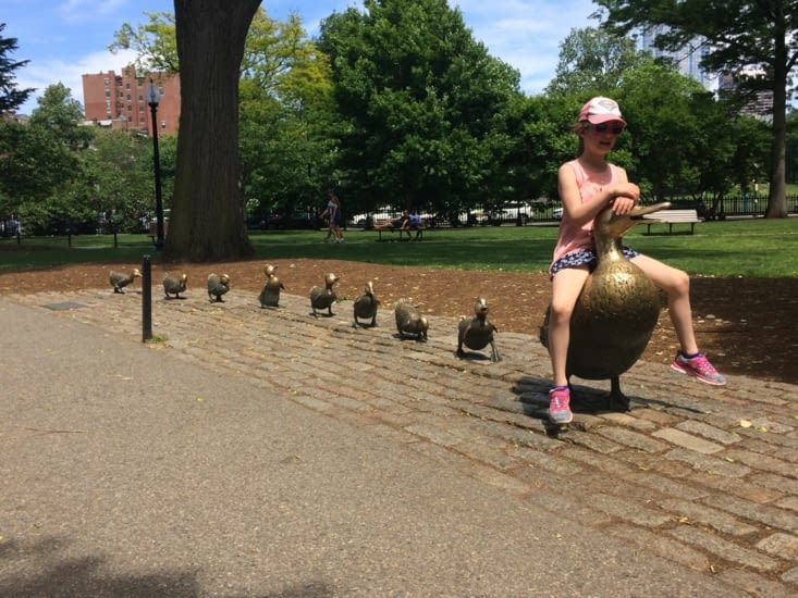 Make Way for Ducklings, Boston Common