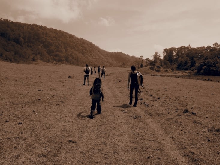 Traversee du volcan machin