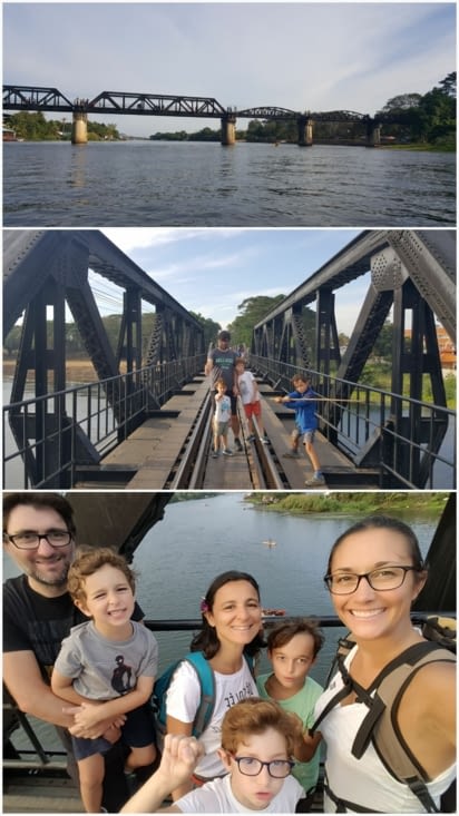 Le Kanchanaburi, c'est le Pont de la rivière Kwai!