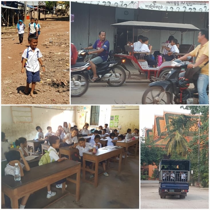 La sortie de l'école