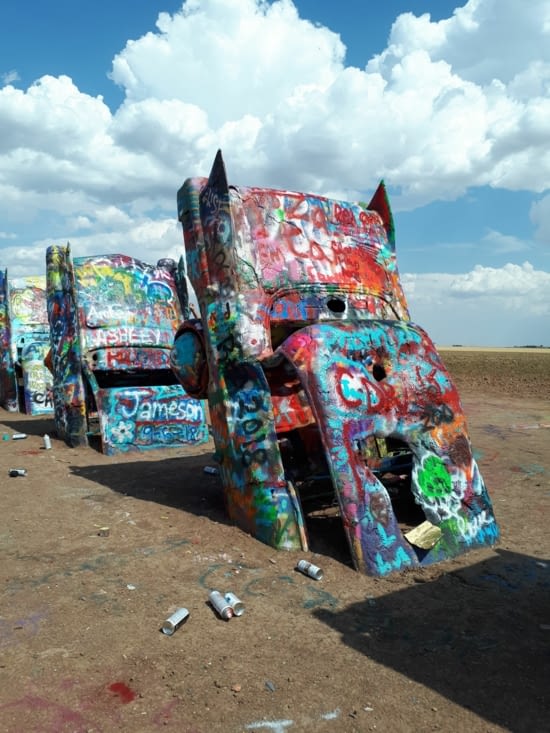 Les fameuses Cadillac d'Amarillo