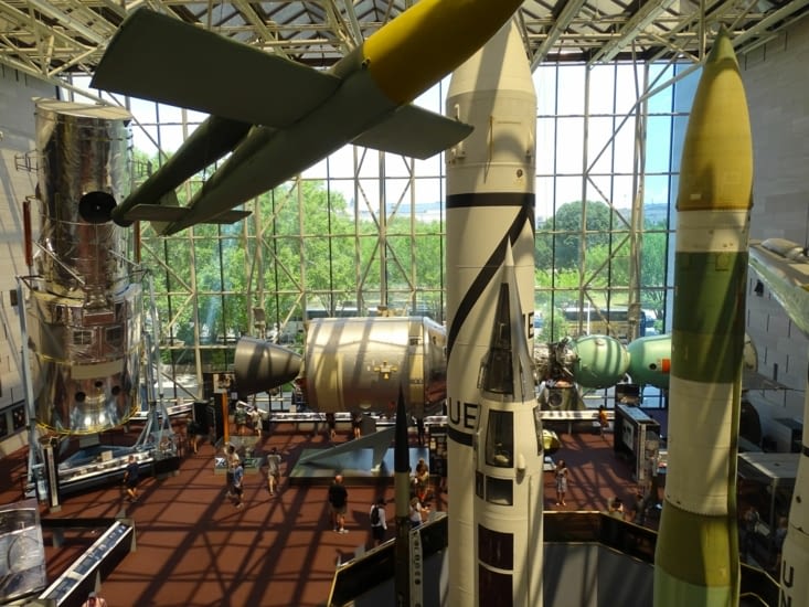 Les fusées des années 40 et 50 au Air and Space Museum
