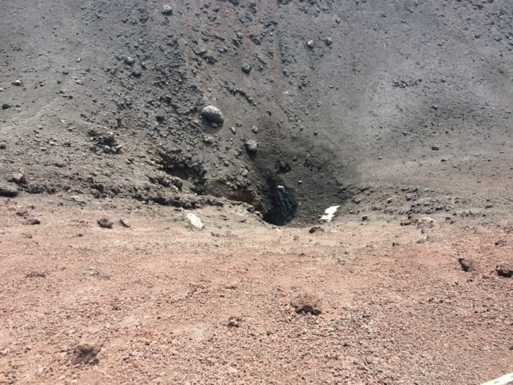 Cratère né la semaine dernière