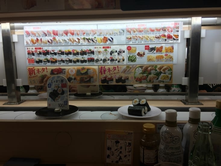 Tapis à sushi ? + menu