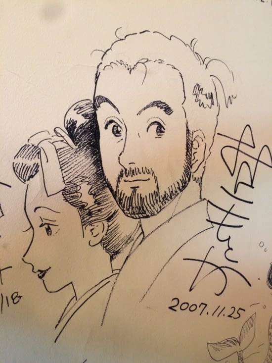 Café Manga : On dessiné sur les murs!!!