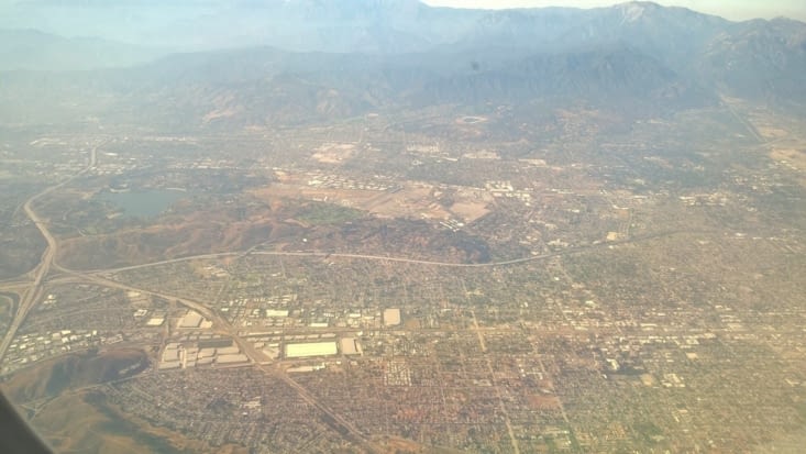 Los Angeles vue d'avion
