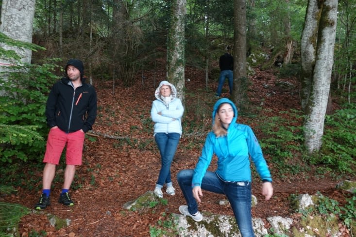 Lac Genin sous la pluie et la grêle !