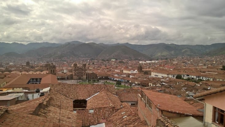 vue de notre auberge