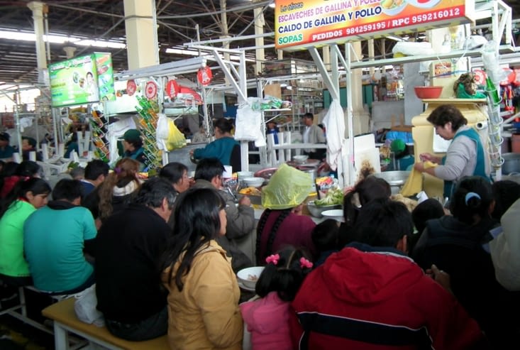marché san pedro " quartier gastronomie"