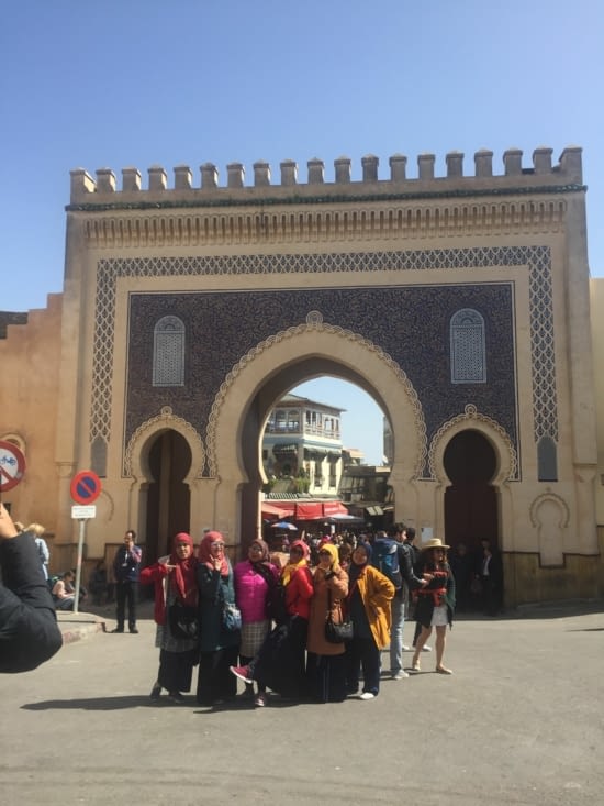 Porte Bab Boujloud, une des entrée de la Médina