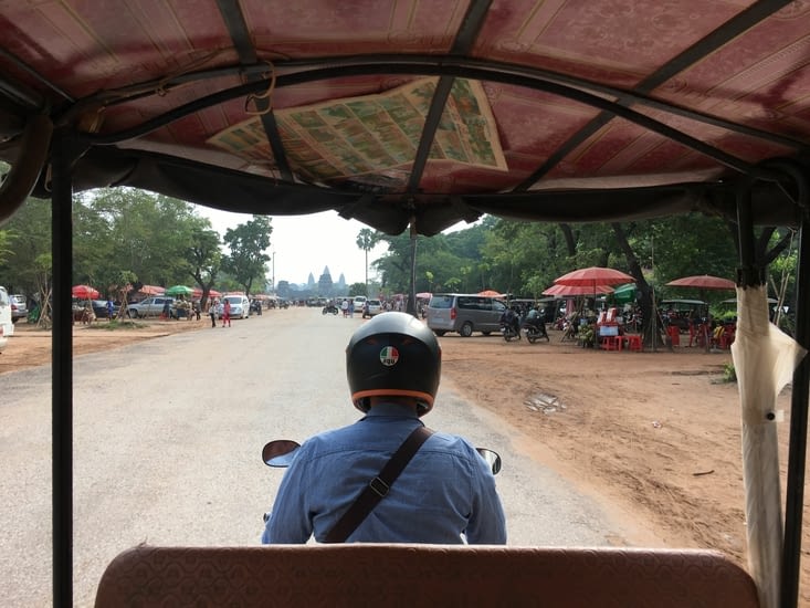 Arrivée à Angkor
