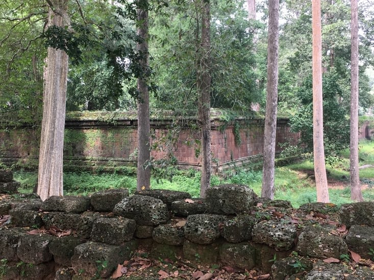 La romantique enceinte d'Angkor Thom