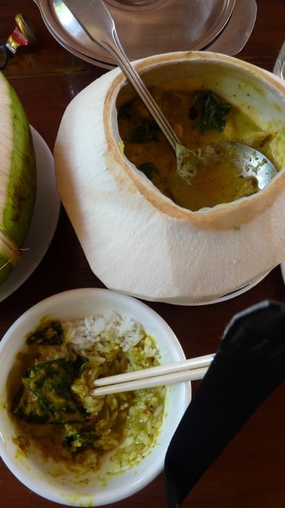 Photo culainaire du jour? l'Amok, plat traditionnel cambodgien