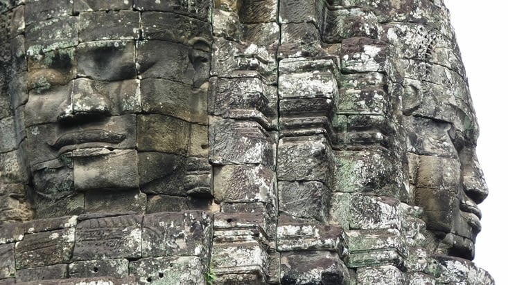 La douceur des visages d'Angkor